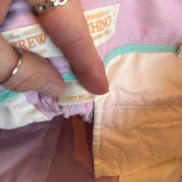 J. Crew Pink Zebra Shorts city fit Classic Twill size 4 100% Cotton - Picture 5 of 7